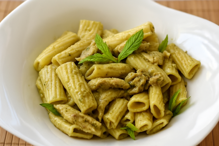 PESTO SOSLU TAVUKLU MAKARNA | 260,00